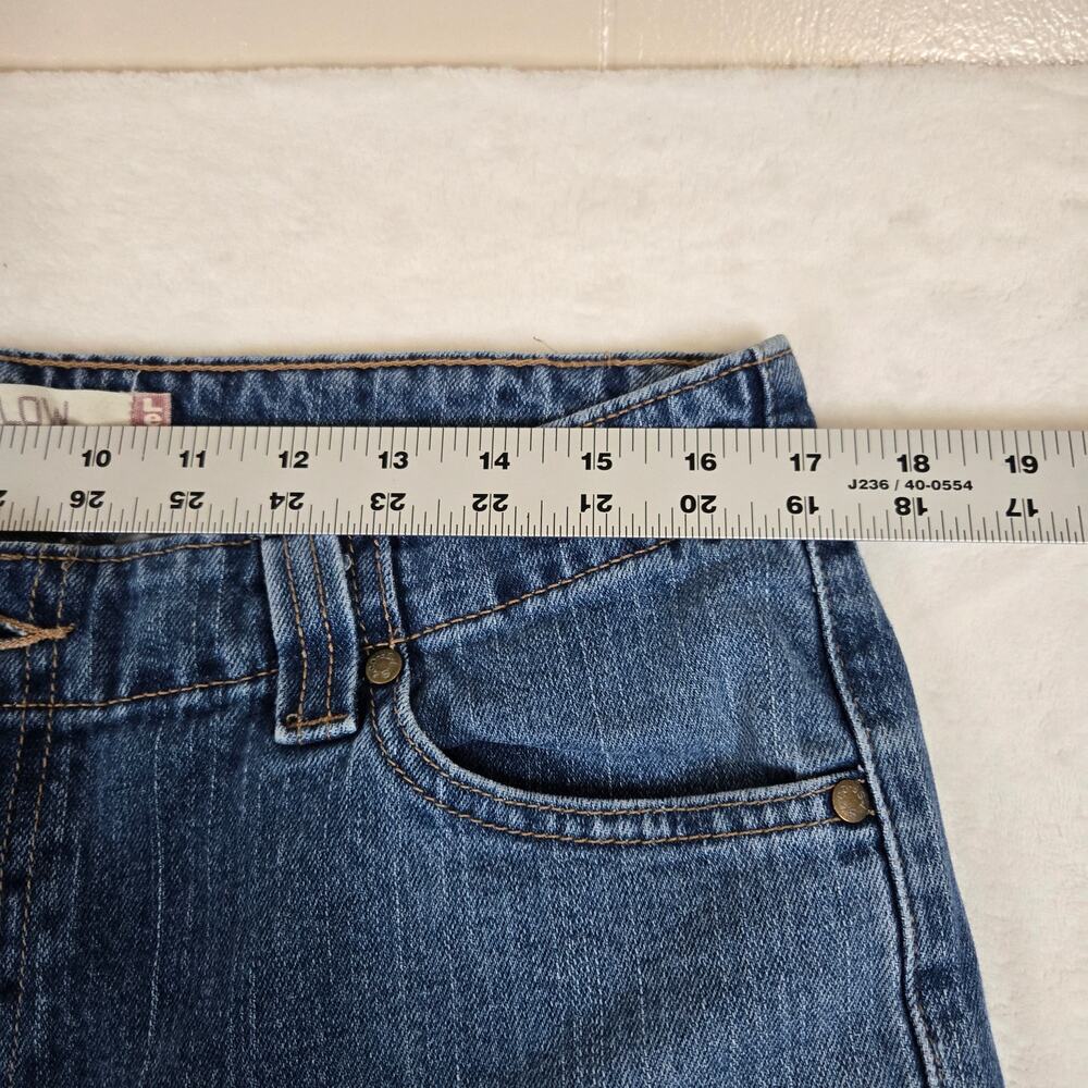 Levi's 525 Nouveau Low Bootcut Womens 14 Jeans Denim Dark Wash 0730 - Picture 8 of 11